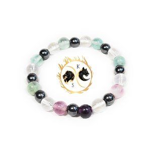 Crystal Energy Healing Bracelet Focus & Clarity Bracelet